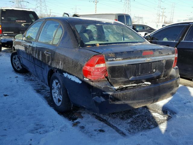 1G1ZS58F17F123944 - 2007 CHEVROLET MALIBU LS BLACK photo 3