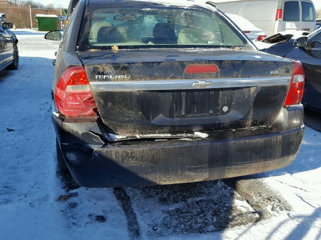 1G1ZS58F17F123944 - 2007 CHEVROLET MALIBU LS BLACK photo 9