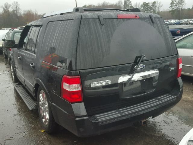 1FMJU2A52CEF46784 - 2012 FORD EXPEDITION BLACK photo 3