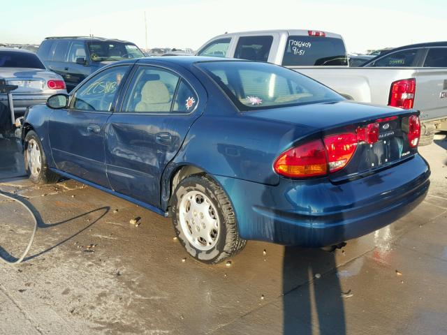 1G3NK52F63C171594 - 2003 OLDSMOBILE ALERO GX GREEN photo 3