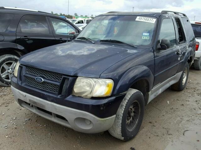 1FMYU60E41UC45251 - 2001 FORD EXPLORER S BLUE photo 2