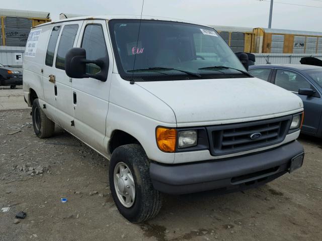 1FTSE34L17DA56564 - 2007 FORD ECONOLINE WHITE photo 1