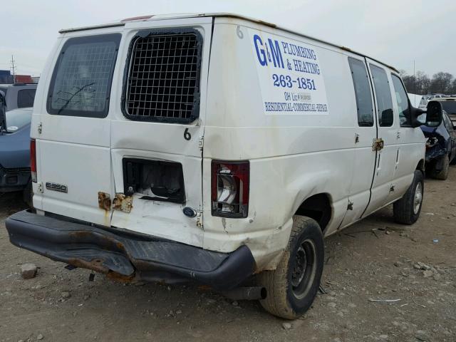 1FTSE34L17DA56564 - 2007 FORD ECONOLINE WHITE photo 4