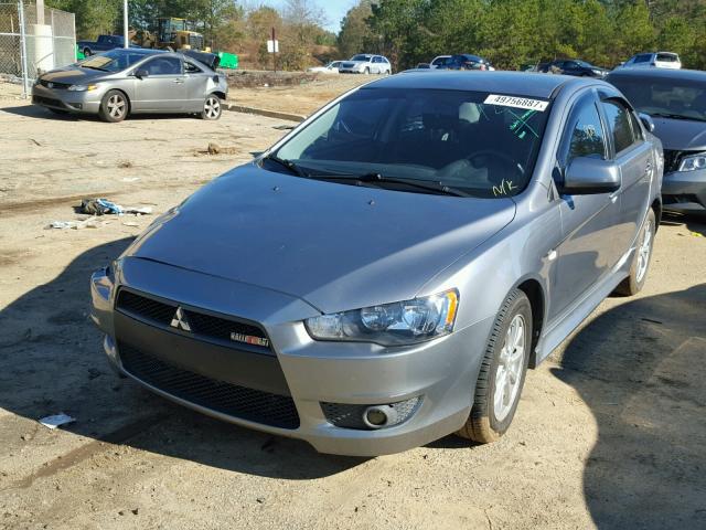 JA32U2FU8EU012723 - 2014 MITSUBISHI LANCER ES/ GRAY photo 2