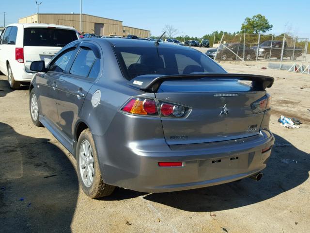 JA32U2FU8EU012723 - 2014 MITSUBISHI LANCER ES/ GRAY photo 3