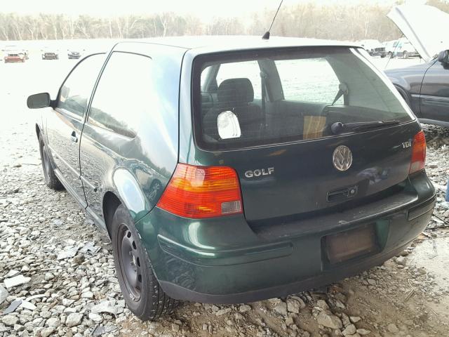 WVWBF31J3XW611289 - 1999 VOLKSWAGEN GOLF GL TD GREEN photo 3