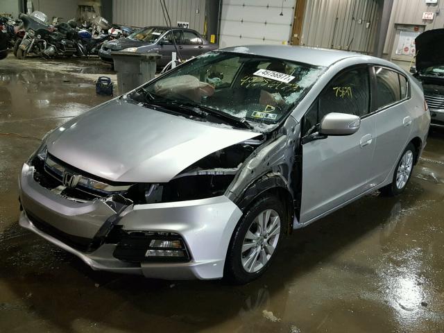 JHMZE2H77CS004723 - 2012 HONDA INSIGHT EX SILVER photo 2