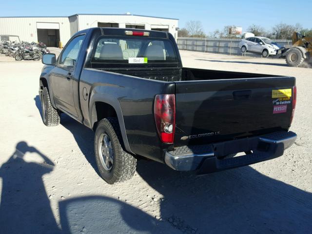 1GCDT148958119172 - 2005 CHEVROLET COLORADO BLACK photo 3