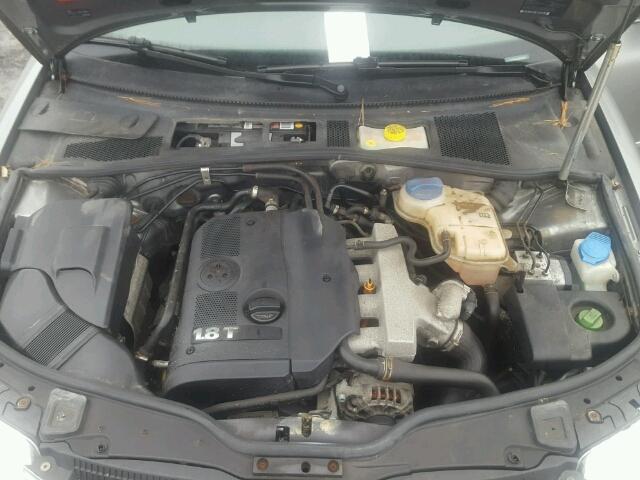 WVWPD63B72P455411 - 2002 VOLKSWAGEN PASSAT GLS GRAY photo 7