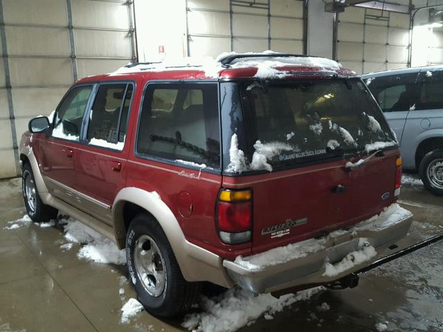 1FMDU34E7VUB53760 - 1997 FORD EXPLORER BURGUNDY photo 3