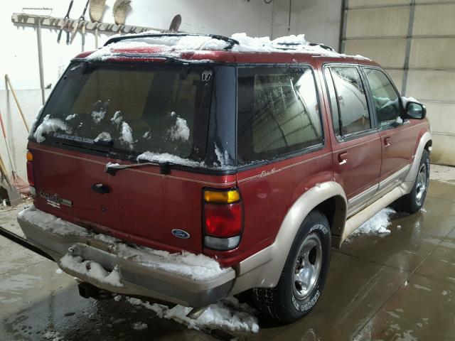 1FMDU34E7VUB53760 - 1997 FORD EXPLORER BURGUNDY photo 4