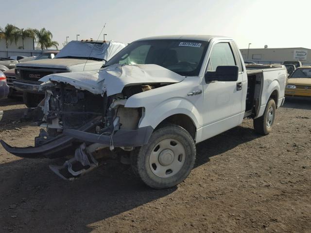1FTRF12W59KA82869 - 2009 FORD F150 Blanco foto 2