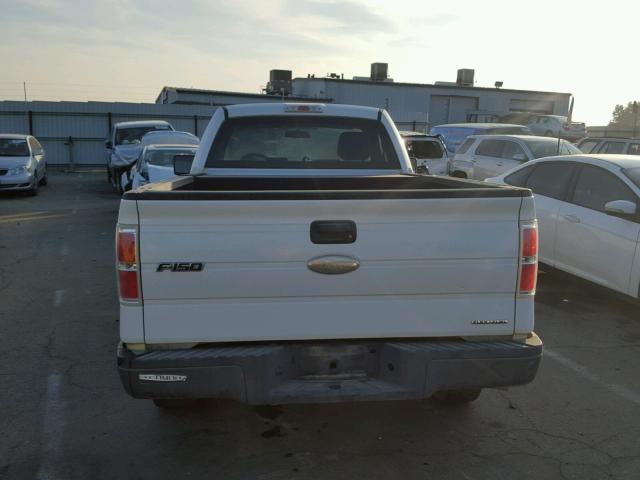 1FTRF12W59KA82869 - 2009 FORD F150 WHITE photo 6