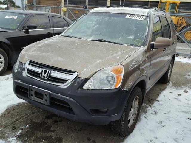 JHLRD78882C024792 - 2002 HONDA CR-V EX BROWN photo 2