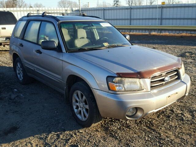 JF1SG65655G736120 - 2005 SUBARU FORESTER 2 SILVER photo 1