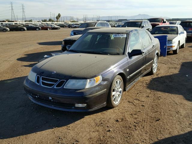 YS3EH45G823050151 - 2002 SAAB 9-5 AERO BLUE photo 2