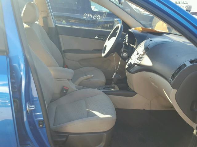 KMHDC8AEXAU052503 - 2010 HYUNDAI ELANTRA TO BLUE photo 5