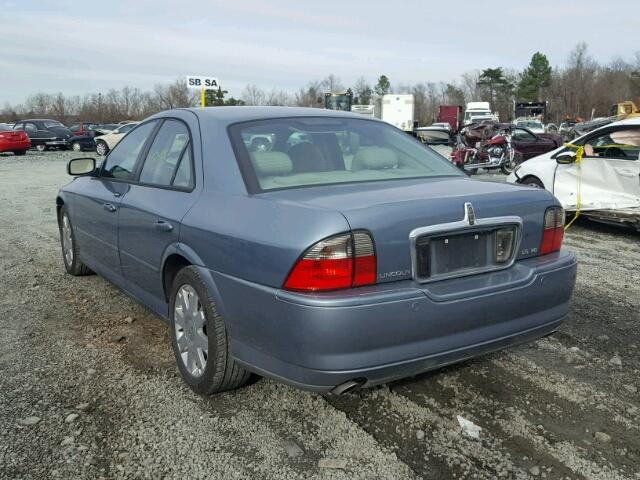 1LNHM87A23Y654150 - 2003 LINCOLN LS BLUE photo 3