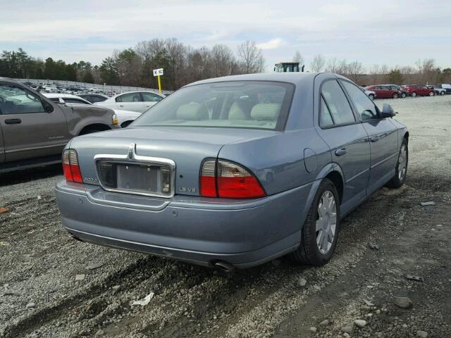 1LNHM87A23Y654150 - 2003 LINCOLN LS BLUE photo 4