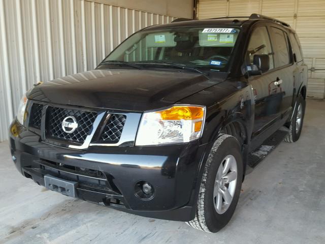 5N1BA0ND3DN608441 - 2013 NISSAN ARMADA SV BLACK photo 2