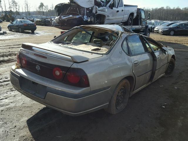 2G1WH52K139249490 - 2003 CHEVROLET IMPALA LS GOLD photo 4