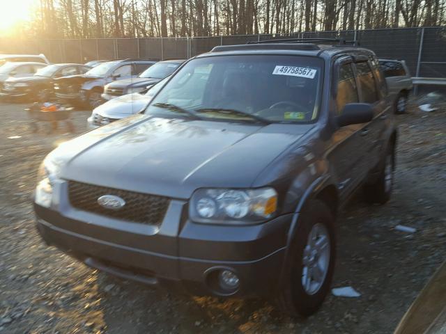 1FMCU96H86KC95943 - 2006 FORD ESCAPE HEV BLACK photo 2