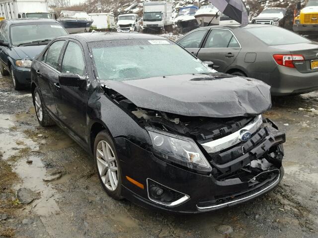 3FAHP0JG1CR151675 - 2012 FORD FUSION SEL BLACK photo 1