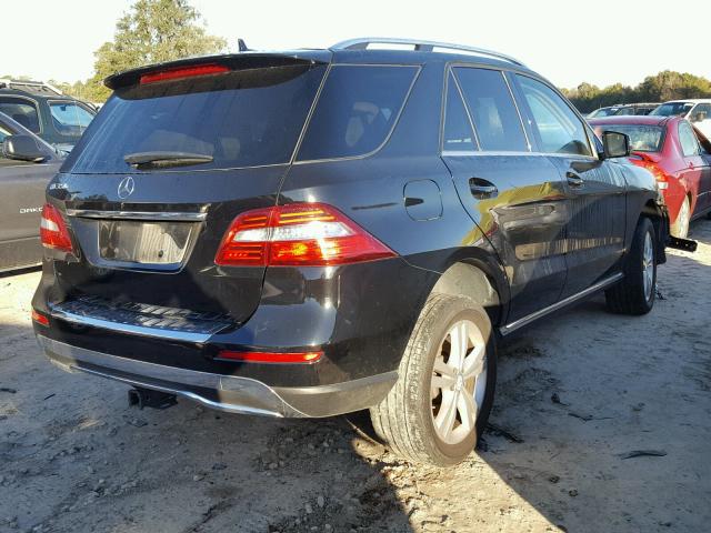 4JGDA5JBXEA405341 - 2014 MERCEDES-BENZ ML 350 BLACK photo 4