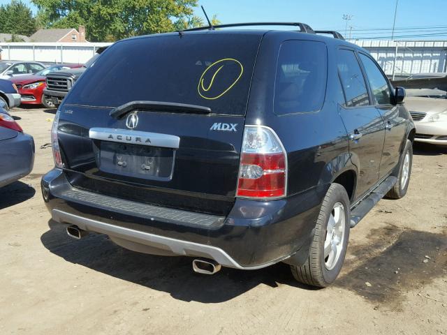 2HNYD18204H540589 - 2004 ACURA MDX BLACK photo 4