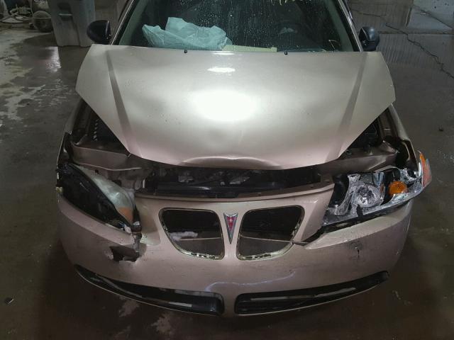 1G2ZG548054148363 - 2005 PONTIAC G6 GOLD photo 7