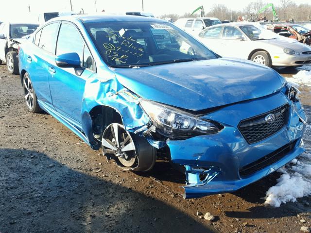 4S3GKAL6XH1623209 - 2017 SUBARU IMPREZA SP BLUE photo 1