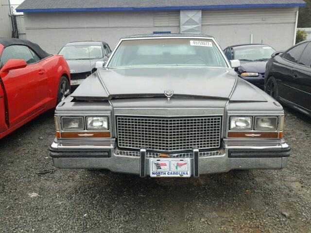 1G6DW51Y2H9747045 - 1987 CADILLAC BROUGHAM GRAY photo 9