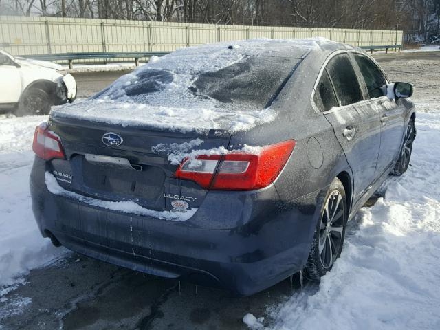 4S3BNAN65F3033743 - 2015 SUBARU LEGACY 2.5 GRAY photo 4