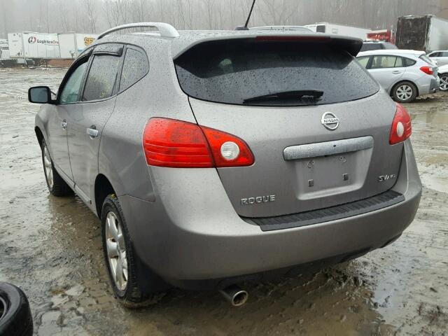 JN8AS5MV0BW666460 - 2011 NISSAN ROGUE S CHARCOAL photo 3