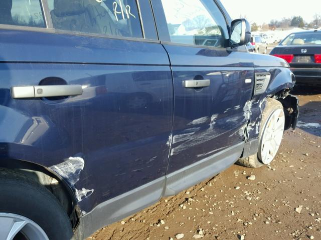 SALSH2E42BA273357 - 2011 LAND ROVER RANGE ROVE BLUE photo 9