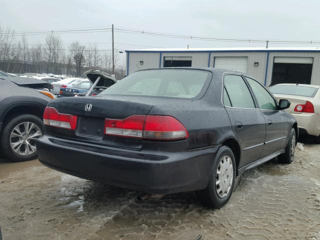 JHMCG66502C010154 - 2002 HONDA ACCORD LX BLACK photo 4