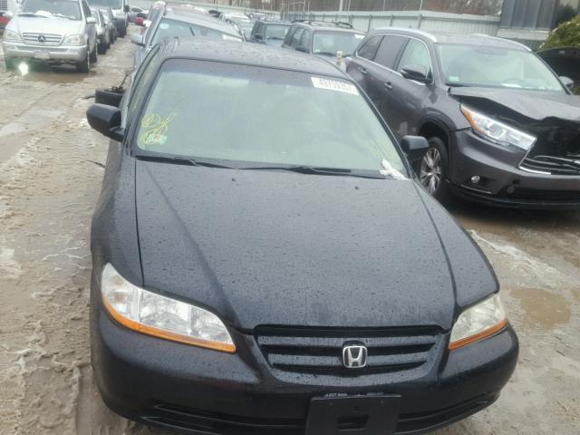 JHMCG66502C010154 - 2002 HONDA ACCORD LX BLACK photo 9