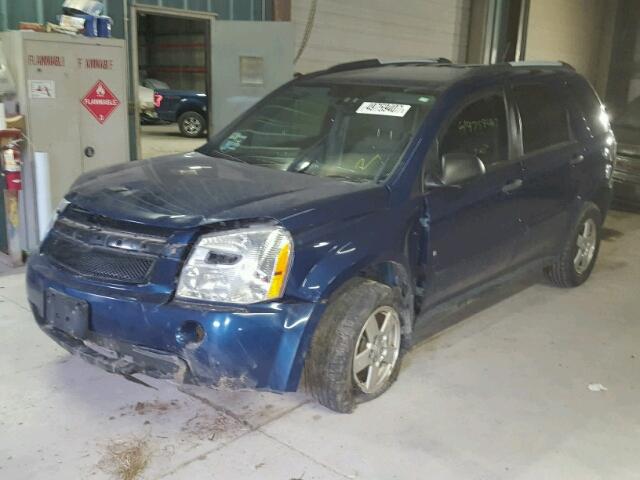 2CNDL23F386308945 - 2008 CHEVROLET EQUINOX LS BLUE photo 2