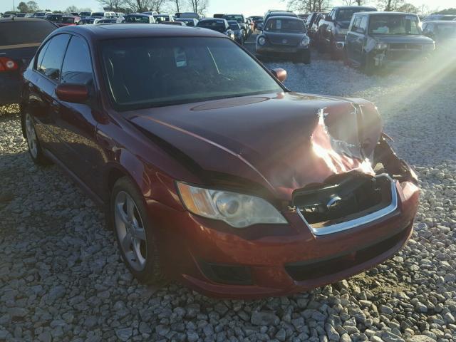 4S3BL616097212729 - 2009 SUBARU LEGACY 2.5 MAROON photo 1