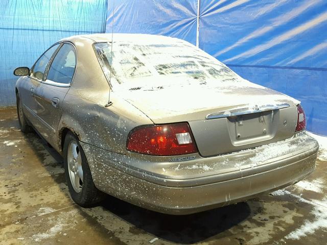 1MEFM50U02G644136 - 2002 MERCURY SABLE GS GOLD photo 3