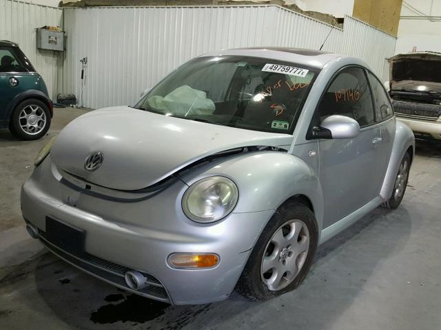 3VWCK21C13M415967 - 2003 VOLKSWAGEN NEW BEETLE SILVER photo 2