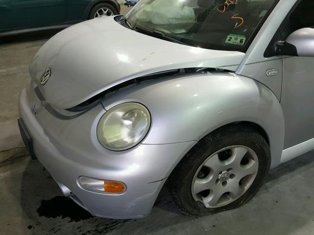 3VWCK21C13M415967 - 2003 VOLKSWAGEN NEW BEETLE 银色 照片 9