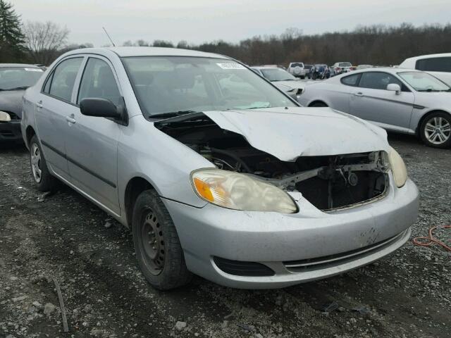 2T1BR32E65C460074 - 2005 TOYOTA COROLLA CE SILVER photo 1