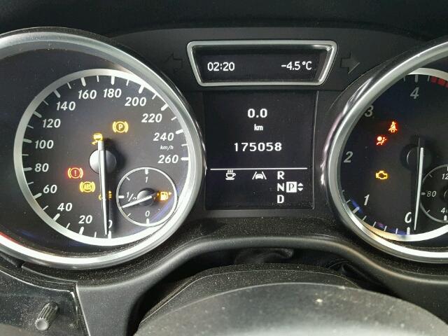 4JGDA2EB5CA040296 - 2012 MERCEDES-BENZ ML 350 BLU GRAY photo 8