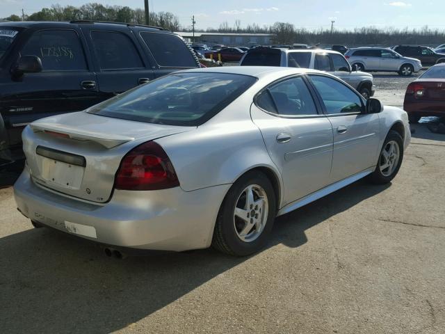 2G2WP522041324341 - 2004 PONTIAC GRAND PRIX SILVER photo 4