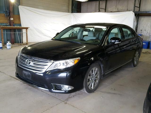 4T1BK3DB9CU460556 - 2012 TOYOTA AVALON BAS BLACK photo 2