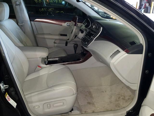4T1BK3DB9CU460556 - 2012 TOYOTA AVALON BAS BLACK photo 5