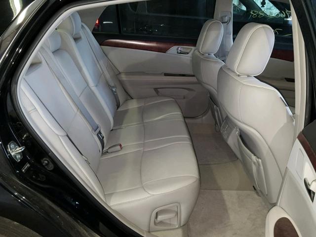 4T1BK3DB9CU460556 - 2012 TOYOTA AVALON BAS BLACK photo 6