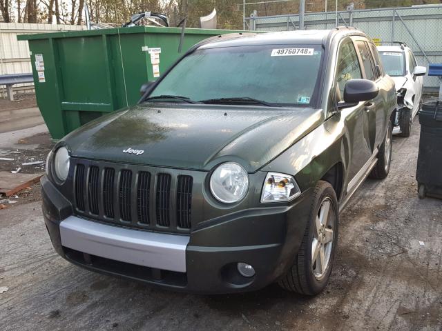 1J8FT57WX7D107190 - 2007 JEEP COMPASS LI GREEN photo 2