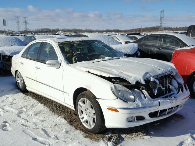 WDBUF70J43A245379 - 2003 MERCEDES-BENZ E 500 WHITE photo 1